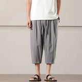 Calça Torino™ em Linho de Algodão Leve / O Toque Sofisticado da Moda Europeia que Inspira o Verão Brasileiro!