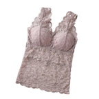 [COMPRE 1 E LEVE 3] Blusinha BellaLace™ com Bojo Embutido e Renda Suave / Sensualidade e Conforto em Cada Curva!