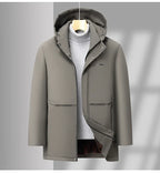 Casaco Alaska Prime™ com Forro Térmico e Design Impermeável / Estilo e Proteção em Dias de Frio Intenso!