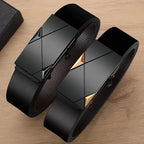 Cinto Masculino Torino™ com Fivela Automática e Design Moderno / Sofisticação e Praticidade para Todos os Momentos!
