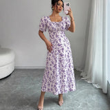 Vestido Camponesa Europeia™ em Algodão com Corte Evasê / Um Toque de Encanto para Iluminar Seus Dias e Noites!