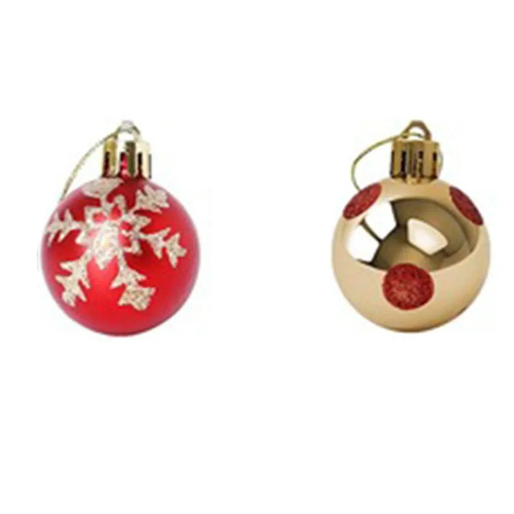 Kit de 50 Bolas de Natal Encanto™ Modern Lar / Brilho e Elegância para um Natal Memorável!