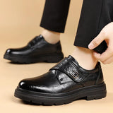 Sapato Masculino Westbury™ em Couro Premium e Solado Macio / Elegância Refinada para o Trabalho e Ocasiões Especiais!