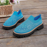 Tênis Brilho Urbano™ Slip-On com Plataforma Tratorada