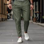 Calça Valerius™ Em Alfaiataria com Modelagem Confort / Minimalismo de Alto Padrão!