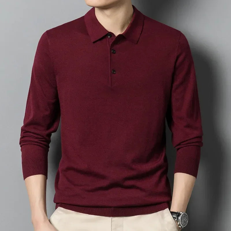 Polo Arthur™ em Malha Nobre com Botões Elegantes / Um Ícone Casual com Toque de Sofisticação