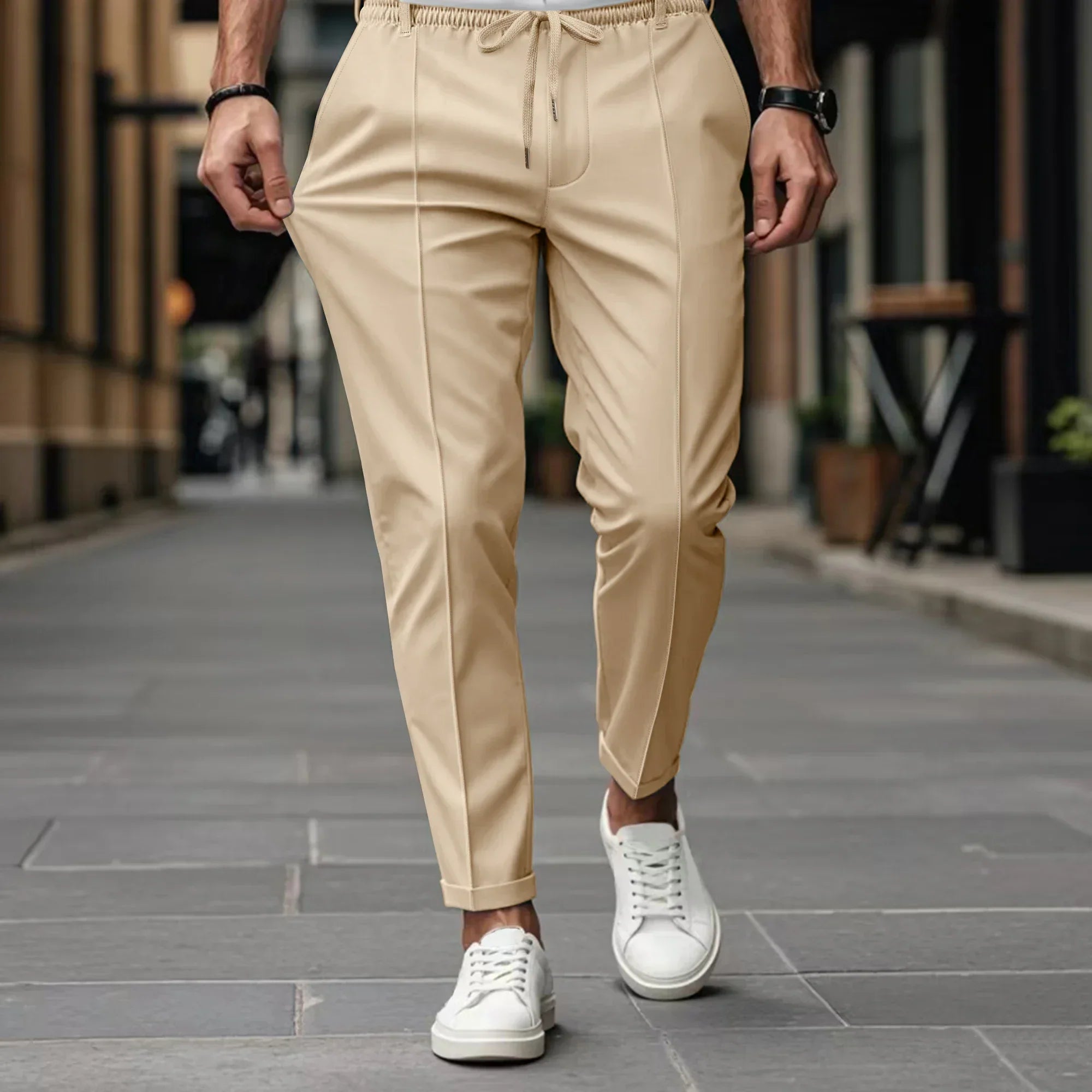 Calça Valerius™ Em Alfaiataria com Modelagem Confort / Minimalismo de Alto Padrão!