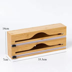 Organizador EcoClean Modern Lar™ em Bambu Natural com Trilhos de Corte Inteligente / Funcionalidade que Valoriza Seu Espaço