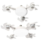 Lâmpada Ventilador de Teto Modern Lar™ com 4 Hélices e Controle Remoto / Ventilação Eficiente e Iluminação Elegante para Qualquer Ambiente!