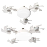 Lâmpada Ventilador de Teto Modern Lar™ com 4 Hélices e Controle Remoto / Ventilação Eficiente e Iluminação Elegante para Qualquer Ambiente!