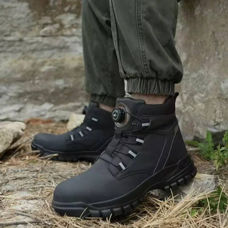 Coturno American Bunker™ Impermeável com Estrutura Antichoque / Estilo Militar, Conforto Tático e Proteção Indestrutível!
