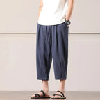 Calça Torino™ em Linho de Algodão Leve / O Toque Sofisticado da Moda Europeia que Inspira o Verão Brasileiro!