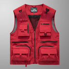 Colete Americano Maverick™ com Visual Tático Urbano e Multi-Bolsos /O Equilíbrio Entre Funcionalidade, Estilo e Presença Masculina.