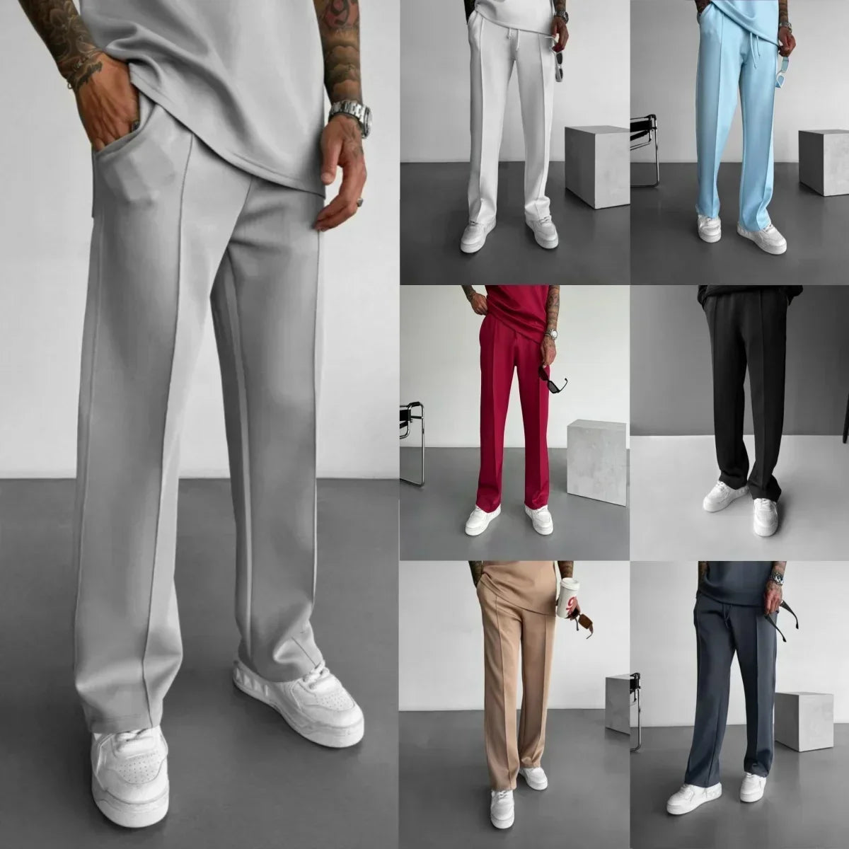[COMPRE 1 E LEVE 2] Calça Zurich™ Estilo Alfaiataria com Caimento Solto / O Novo Conceito de Esporte Fino Masculino!