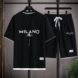 Conjunto Milano Italy™ com Estilo Street e Estampa Minimalista