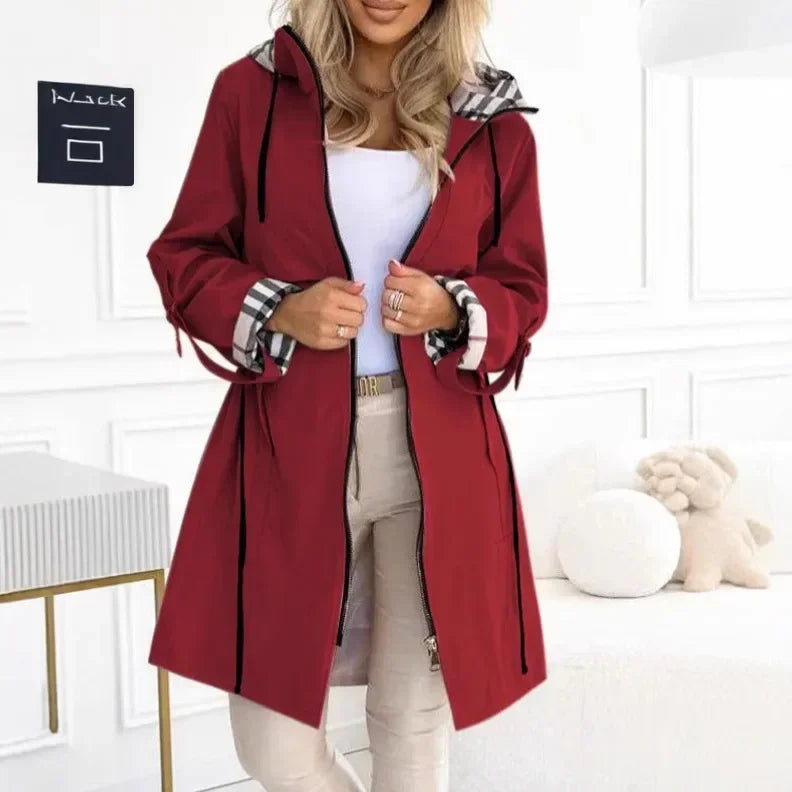 Casaco Cambridge™ com Recortes Urbanos e Detalhes Premium / Um Toque Britânico no Seu Visual de Inverno!
