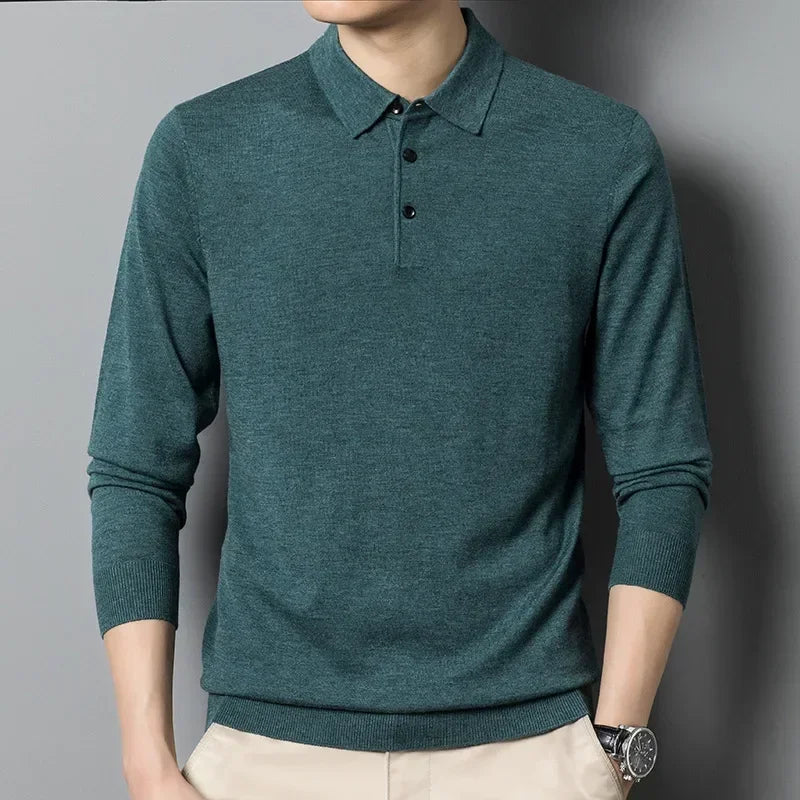 Polo Arthur™ em Malha Nobre com Botões Elegantes / Um Ícone Casual com Toque de Sofisticação