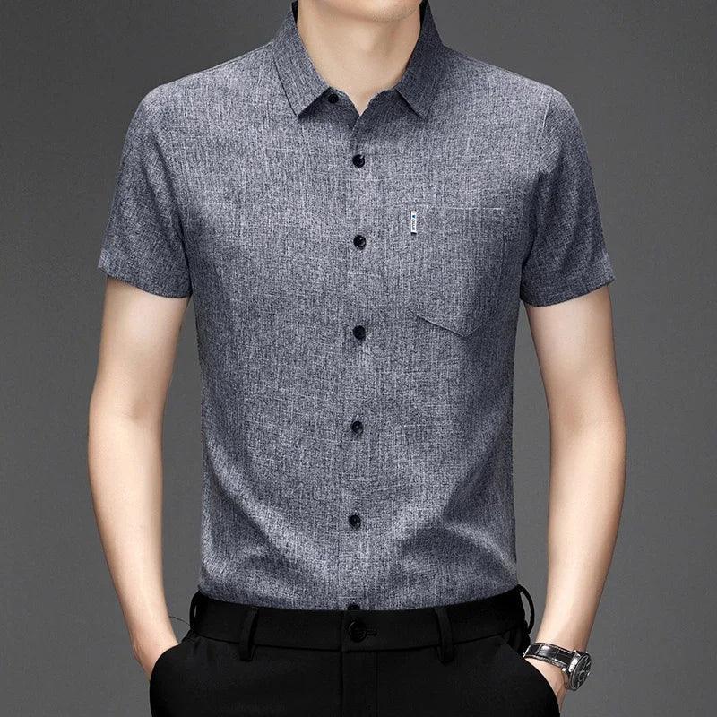 Camisa Social Belmond™ em Algodão de Alta Qualidade / Elegância e Conforto para o Homem Sofisticado