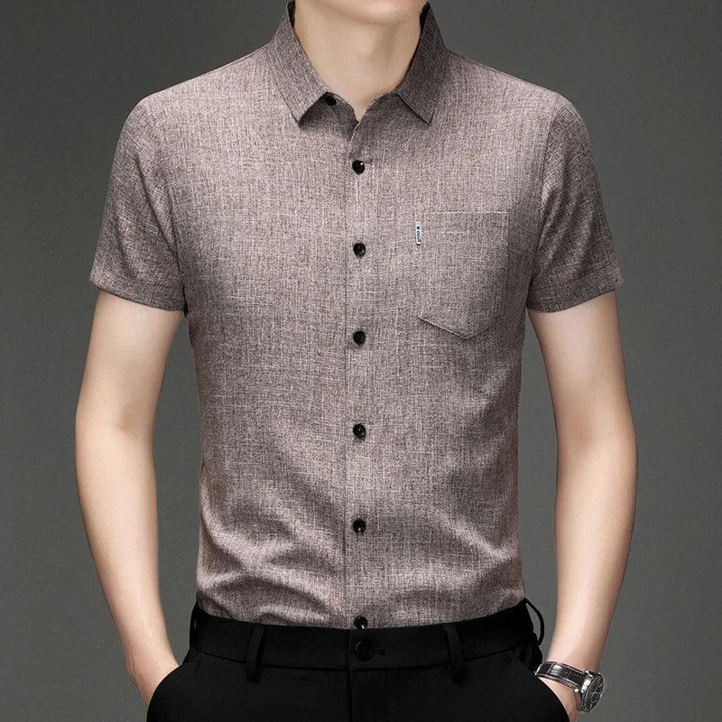 Camisa Social Belmond™ em Algodão de Alta Qualidade / Elegância e Conforto para o Homem Sofisticado