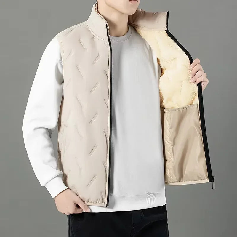 Colete Masculino Oslo™ com Forro em Sherpa e Corte Moderno / O Essencial para Homens que Enfrentam o dia com Atitude!