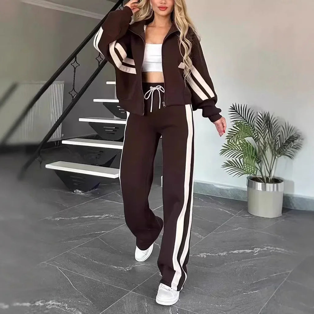 Conjunto Dulce Maria™ em Moletom com Toque Aconchegante  / Um Abraço de Conforto com Estilo Feminino e Contemporâneo!