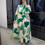 Vestido Longo Yumi™ em Viscose Premium com Fechamento Frontal de Botões