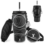AmoraCup™ – Bolsa Térmica para Copo com Alça Ajustável e Bolso Extra / Leve Seu Estilo e Hidratação Sempre com Você!