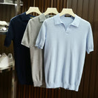 Polo Leonidas™ em Algodão Penteado com Elastano / Sofisticação Minimalista com Postura de Autoridade e Bom Gosto!
