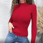 [COMPRE 1 E LEVE 2] Blusa Verona™ em Malha Canelada com Gola Alta / Sofisticação Atemporal e Conforto com Estilo!