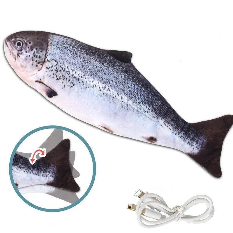 Brinquedo Peixe Interativo Modern Lar™ / Estímulo e Diversão Garantida para o seu Amigo Pet!