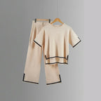 Conjunto Venezia Luxe™ em Viscose Premium com Abertura Lateral / Sofisticação e Conforto para a Mulher Estilosa!