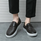 Mocassim Alessandro™ em Material Sintético Premium com Solado Leve / Conforto Inteligente para o Dia Inteiro
