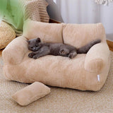 Sofá Pet Modern Lar™ em Pelúcia Premium / Conforto e Elegância para Seu Pet Descansar com Estilo!