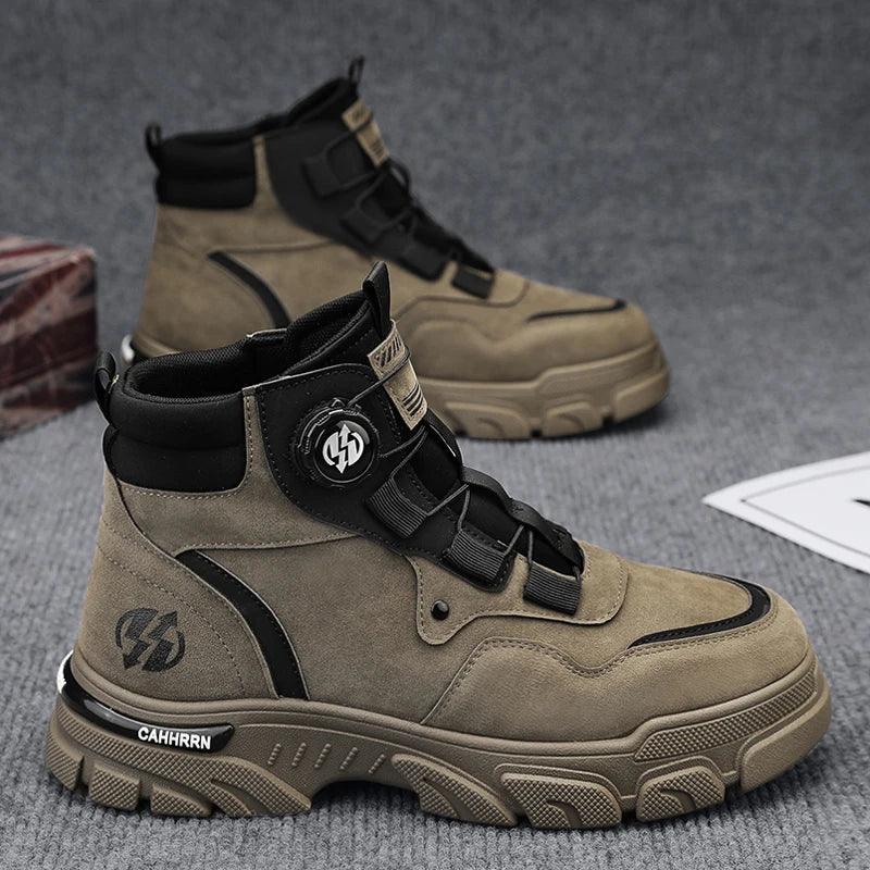 Bota VulcanFit™ Impermeável com Sistema de Amarração por Polia / Encare os Desafios com Conforto e Força!