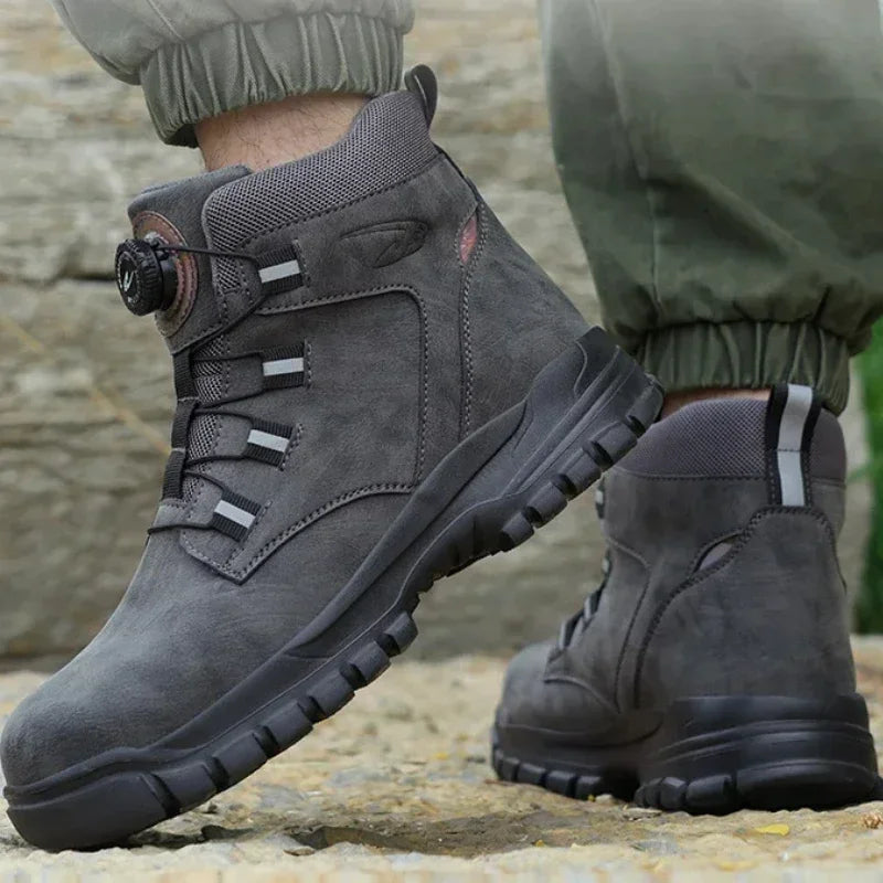 Coturno American Bunker™ Impermeável com Estrutura Antichoque / Estilo Militar, Conforto Tático e Proteção Indestrutível!