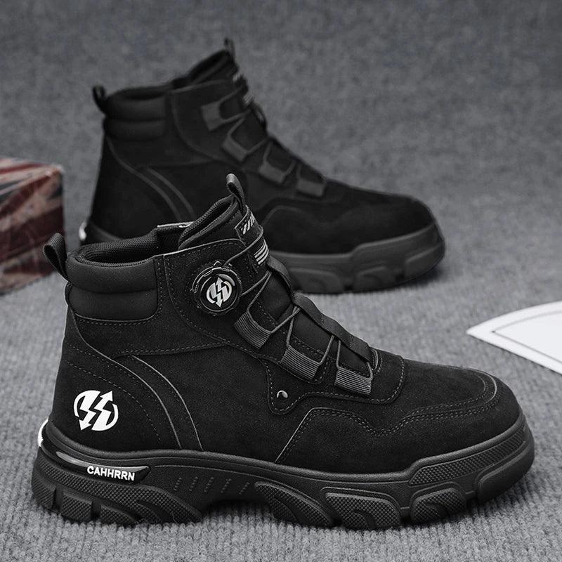 Bota VulcanFit™ Impermeável com Sistema de Amarração por Polia / Encare os Desafios com Conforto e Força!