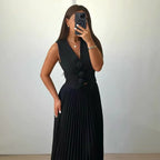 Conjunto Annabeth™ em Alfaiataria Suave com Detalhes Florais / Leveza e Sofisticação para Todos os Momentos