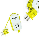 [Compre 1 e Leve 3] Adaptador de Tomada Modern Lar™ Compacto com USB / Praticidade e Conectividade para Viagens e Dia a Dia!