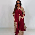 Conjunto Rafaela™ com Estampa Moderna / Liberdade e Elegância com Um Toque de Arte!