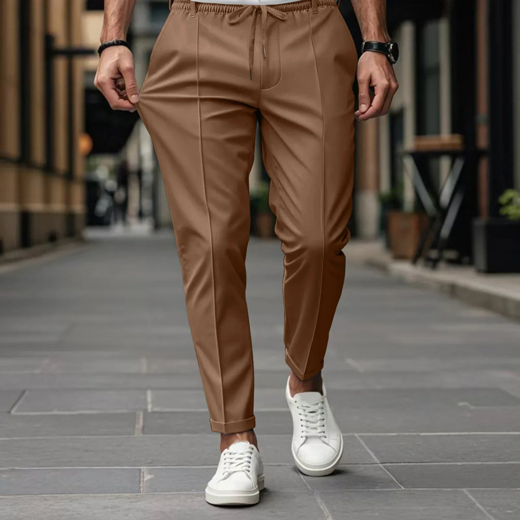 Calça Valerius™ Em Alfaiataria com Modelagem Confort / Minimalismo de Alto Padrão!