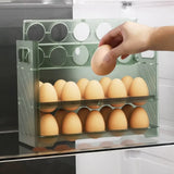Organizador MultiOvos™ com Tampa Articulada e Capacidade Dupla / Organização e Praticidade para sua Rotina na Cozinha!