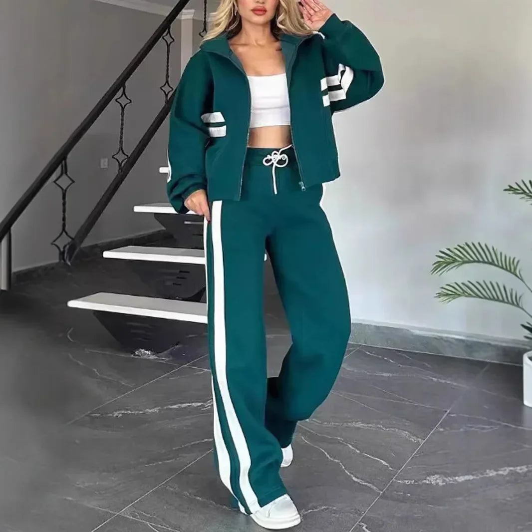 Conjunto Dulce Maria™ em Moletom com Toque Aconchegante  / Um Abraço de Conforto com Estilo Feminino e Contemporâneo!