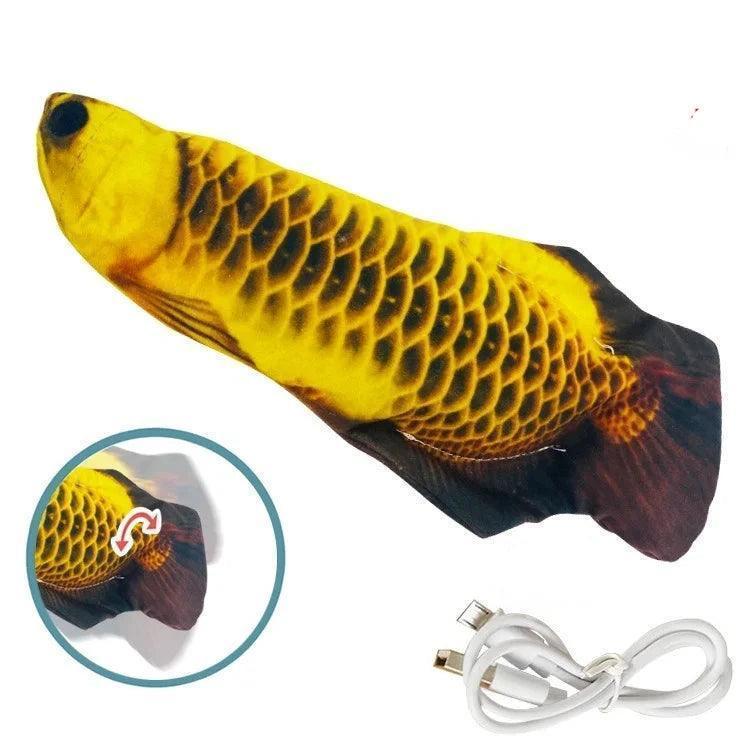 Brinquedo Peixe Interativo Modern Lar™ / Estímulo e Diversão Garantida para o seu Amigo Pet!
