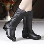 Bota Lucerne™ Forro Térmico e Zíper Lateral / Para Mulheres que Sofrem com o Frio e Não Abrem Mão da Elegância!