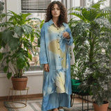 Conjunto Zoe™ com Estampa Ilustrada e Silhueta Solta / Minimalismo Artístico com Toque Fashion!