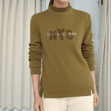 Blusa Central Park™ Em Moletinho Premium com Estilo Vintage Bordado / Quentinha, Leve e Cheia de Atitude!