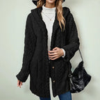 Casaco Melrose™ em Pelúcia com Comprimento Longo / Conforto e Charme nos Dias mais Frios!