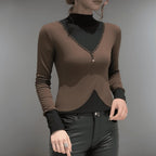 Blusa SofiGlow™ com Tecido Térmico e Brilho Delicado / A Escolha Certa para Dias Frios com Estilo!