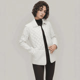 Jaqueta Diana™ em Matelassê com Algodão e Textura Acolchoada / Sofisticação e Leveza para o Seu Inverno Elegante!