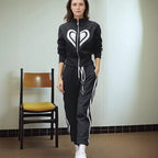 Conjunto de Moletom Doce Ritmo™ com Cadarço Decorativo e Toque Esportivo / Conforto que Acompanha o Seu Movimento!
